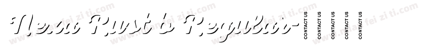 Nexa Rust b Regular字体转换